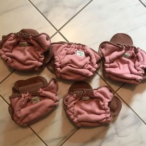 5 eco-posh newborn fitted diapers